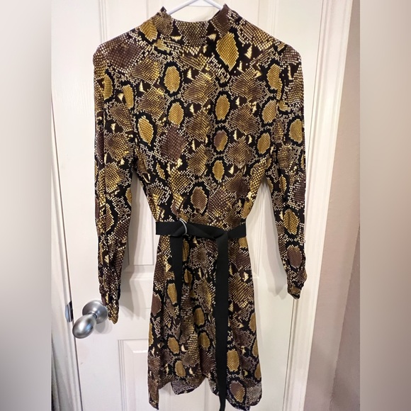 Zara size small Python print dress - Picture 3 of 7